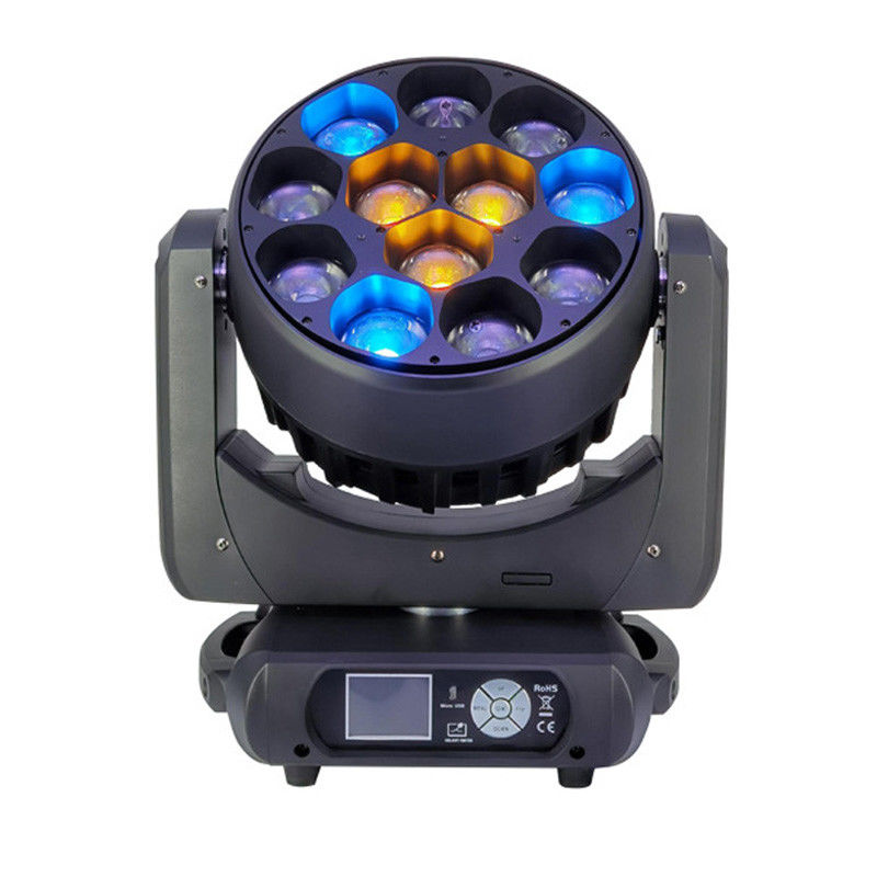 12 Bee Eye Moving Head LED Φώτα σκηνής για Bar Shaking χρωματισμένα IP20 Αδιάβροχα
